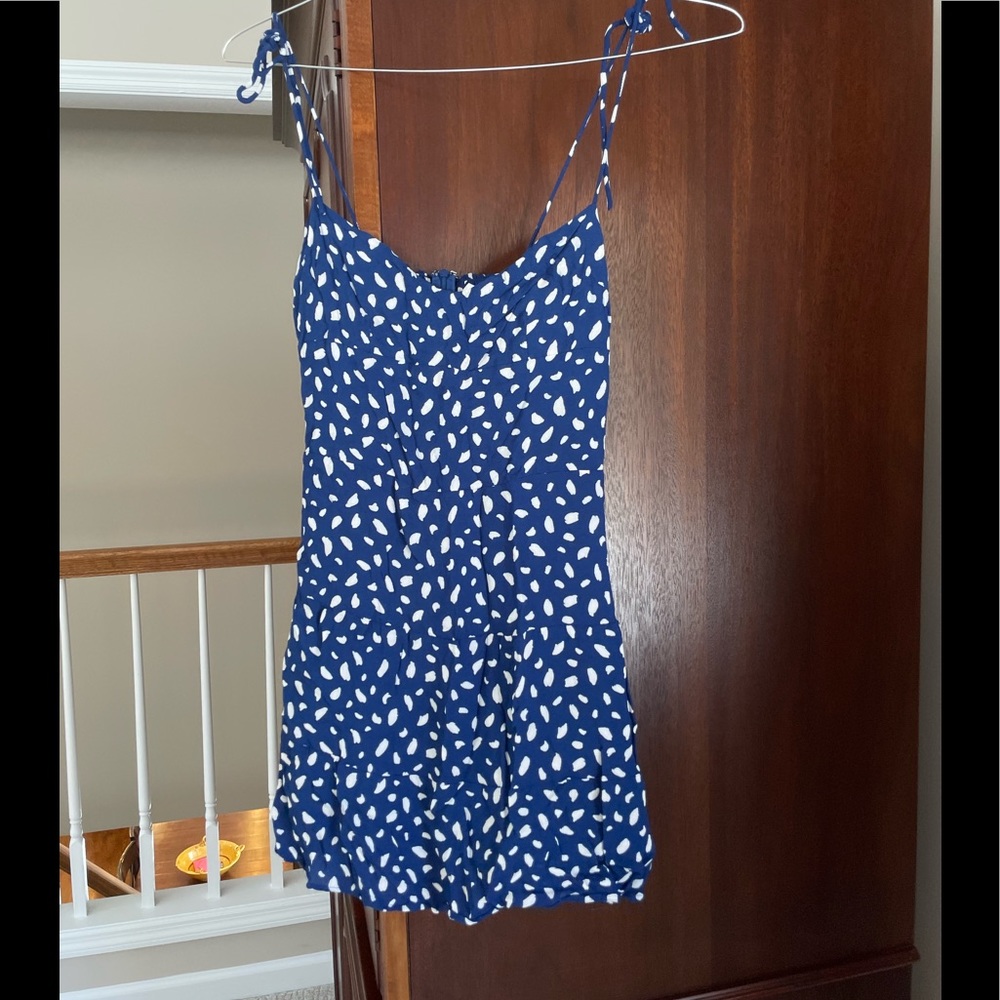 Reformation mini dress in blue